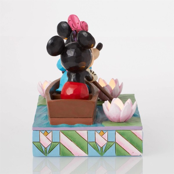 Mickey & Minnie LED Love Rowboat - Disney Traditions
