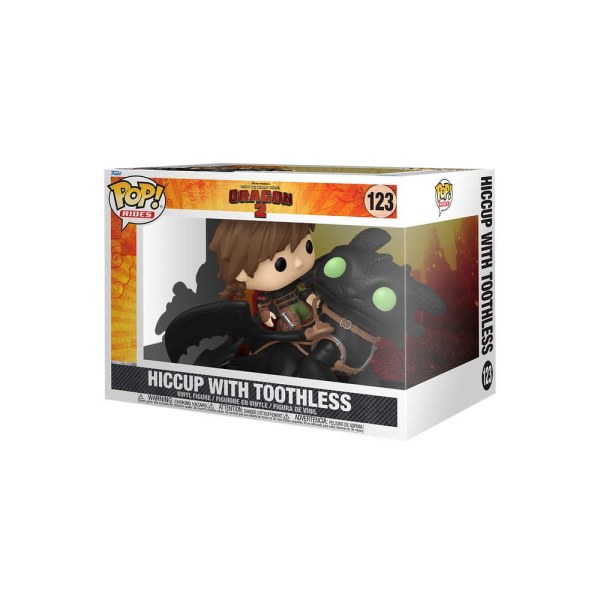 Dragons POP! 123 Rides Deluxe Vinyl figurine Hiccup w/Toothless 9 cm