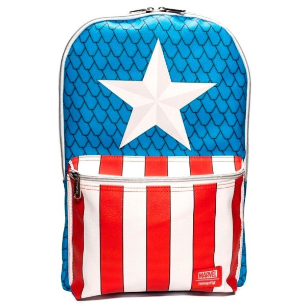 Captain America backpack with pin - Marvel Loungefly