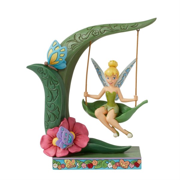 Tinker Bell on a spring swing - Disney Traditions Tinker Bell