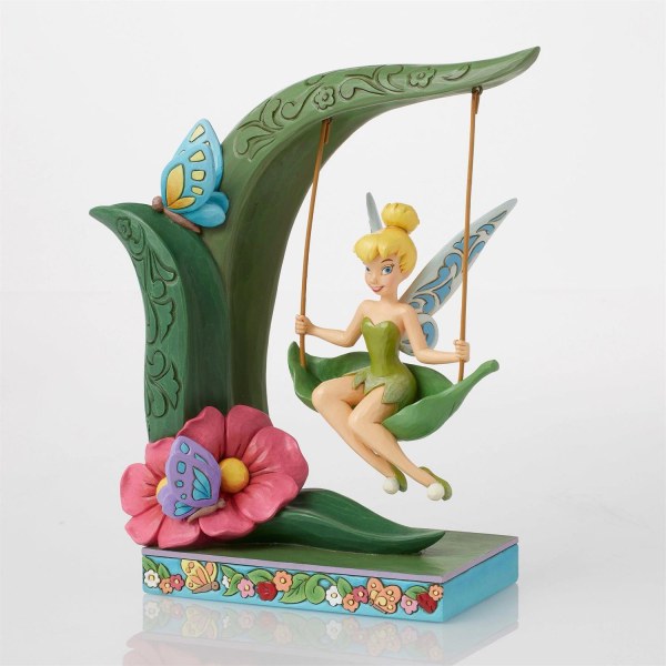 Tinker Bell on a spring swing - Disney Traditions Tinker Bell