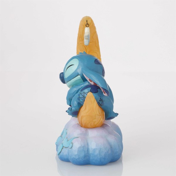 Stitch & Scrump on LED Moon - Disney Traditions Stitch