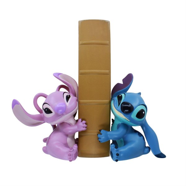 Stitch & Angel Bookends - Disney Showcase Stitch