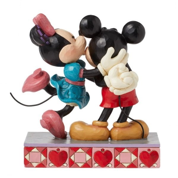 Hugs & Kisses (Mickey & Minnie Love Figurine) - Disney Traditions Mickey