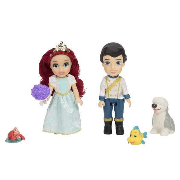 Ariel + Eric dolls 15cm - Disney The Little Mermaid