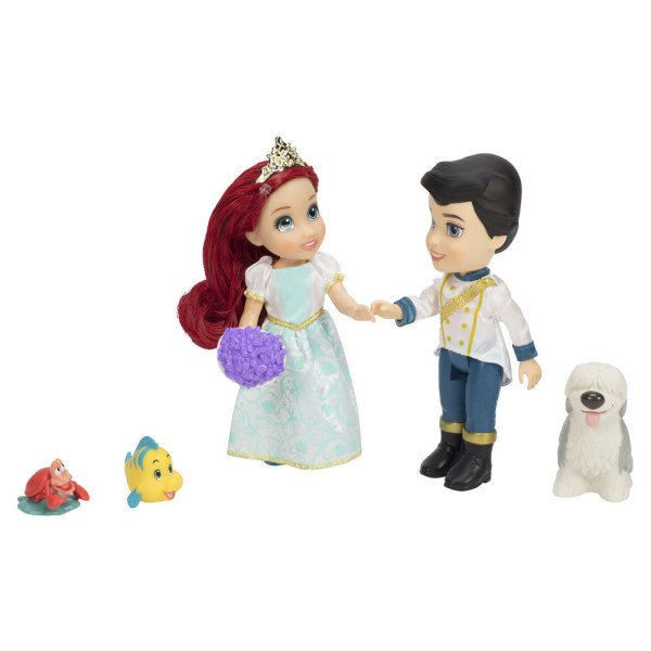 Ariel + Eric dolls 15cm - Disney The Little Mermaid