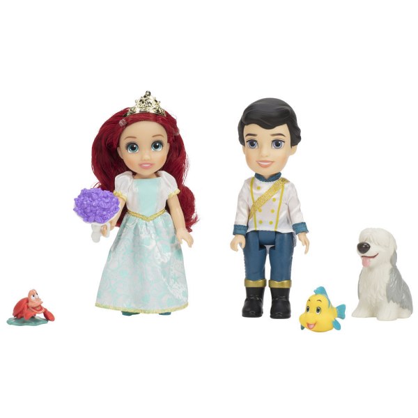 Ariel + Eric dolls 15cm - Disney The Little Mermaid