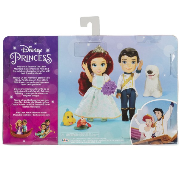 Ariel + Eric dolls 15cm - Disney The Little Mermaid