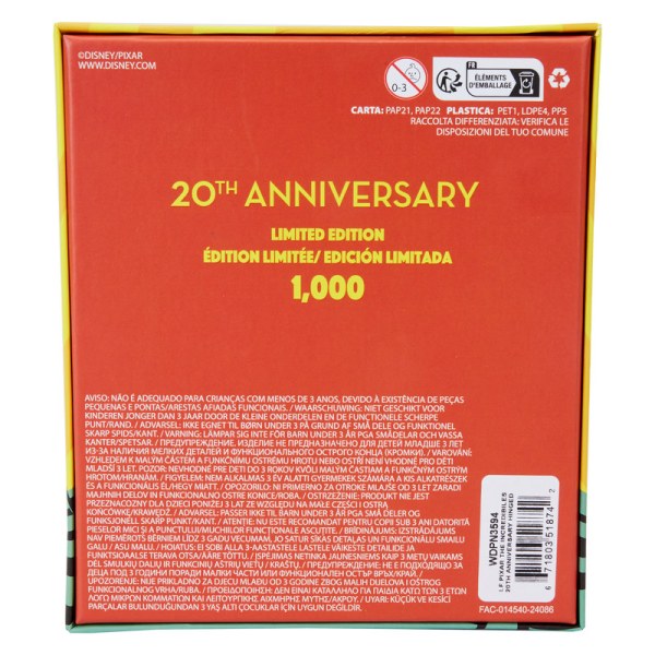 The Incredibles 20th Anniversary Collector Box Hinged Pin - DISNEY LOUNGEFLY