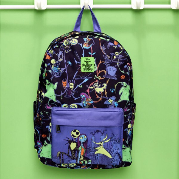 Nightmare Before Christmas neon glow Backpack - DISNEY LOUNGEFLY