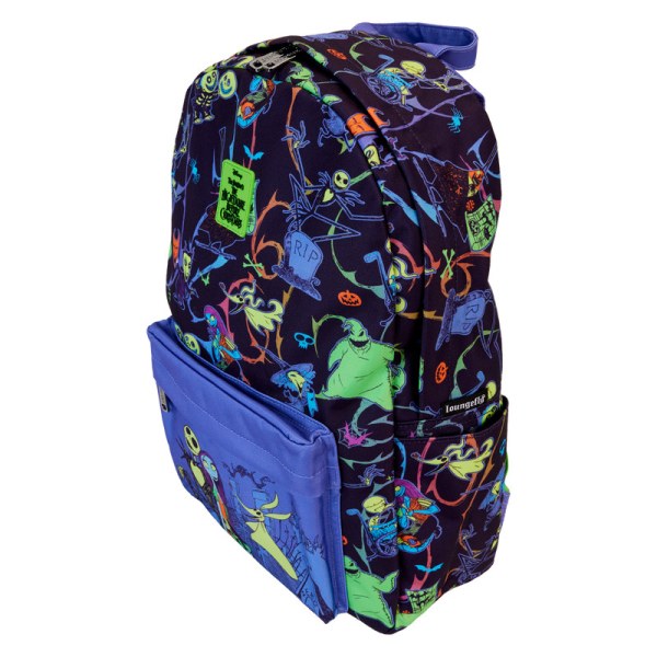 Nightmare Before Christmas neon glow Backpack - DISNEY LOUNGEFLY
