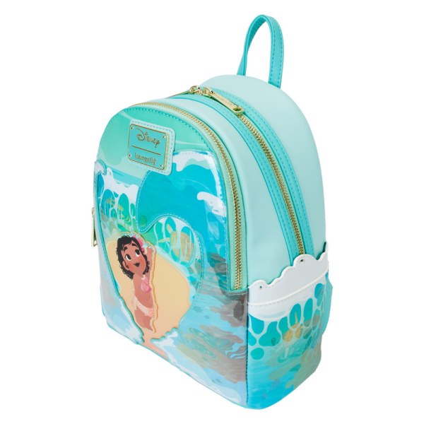 Young Moana in ocean waves mini Backpack - DISNEY LOUNGEFLY