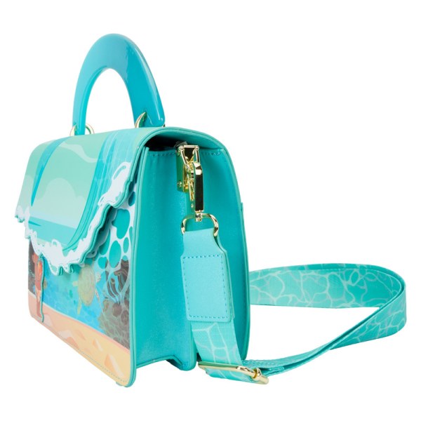 Young Moana in ocean wave crossbody bag - DISNEY LOUNGEFLY