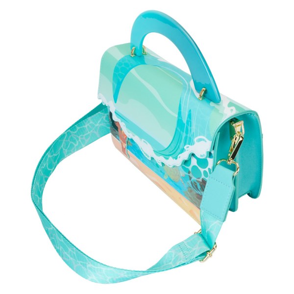 Young Moana in ocean wave crossbody bag - DISNEY LOUNGEFLY