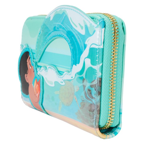 Young Moana in Ocean Waves  Wallet - DISNEY LOUNGEFLY