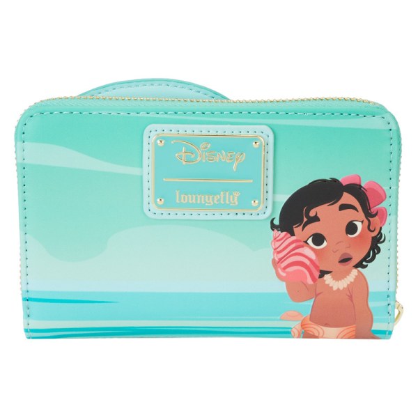 Young Moana in Ocean Waves  Wallet - DISNEY LOUNGEFLY