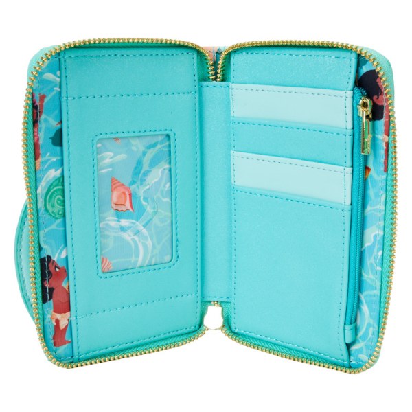 Young Moana in Ocean Waves  Wallet - DISNEY LOUNGEFLY