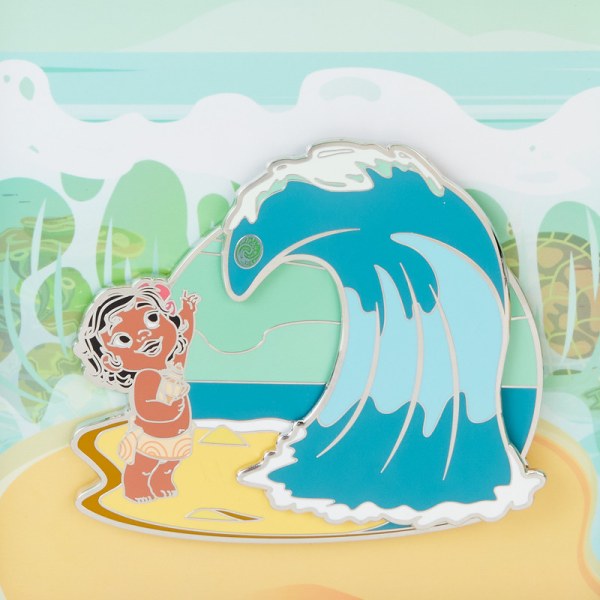 Young Moana Ocean Waves Collector Box Sliding Pin - DISNEY LOUNGEFLY