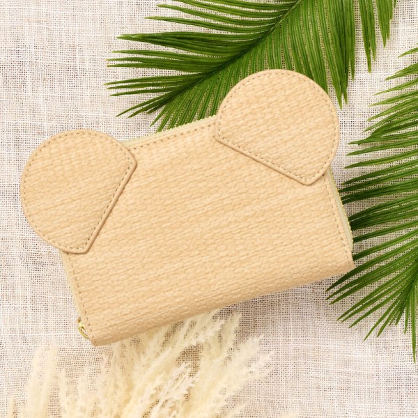 Mickey Mouse woven texture wallet - DISNEY LOUNGEFLY