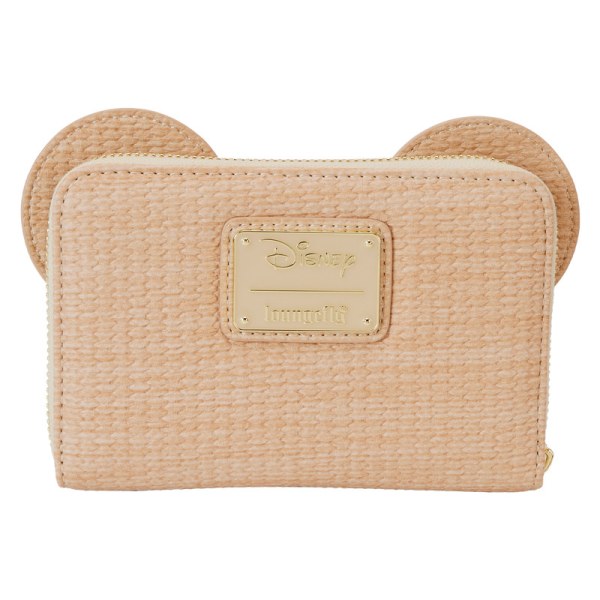 Mickey Mouse woven texture wallet - DISNEY LOUNGEFLY