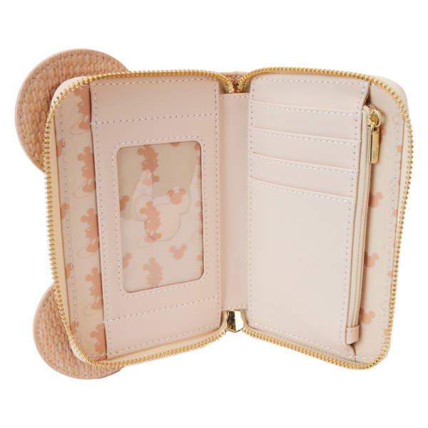 Mickey Mouse woven texture wallet - DISNEY LOUNGEFLY