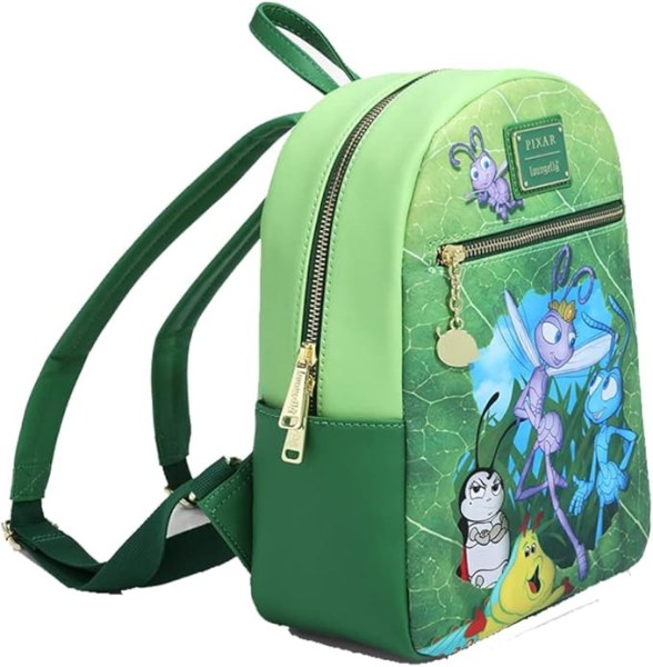 A BUG'S LIFE LEAF MINI BACKPACK - DISNEY PIXAR LOUNGEFLY