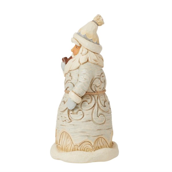 Woodland Carved Santa Pipe - JIM SHORE HEARTWOOD CREEK