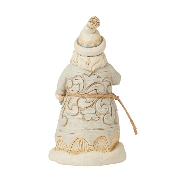 Woodland Carved Santa Pipe - JIM SHORE HEARTWOOD CREEK
