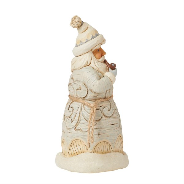 Woodland Carved Santa Pipe - JIM SHORE HEARTWOOD CREEK