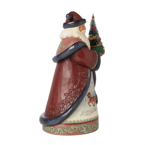 Santa Claus Christmas Tree Figure - JIM SHORE HEARTWOOD CREEK