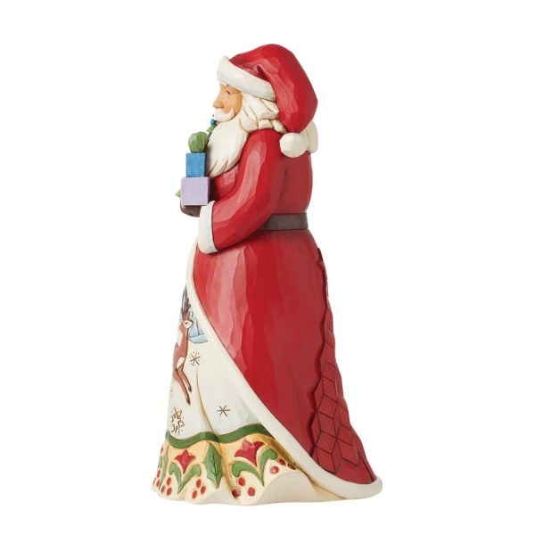 Santa Claus Figurine Lighted Tree - JIM SHORE HEARTWOOD CREEK