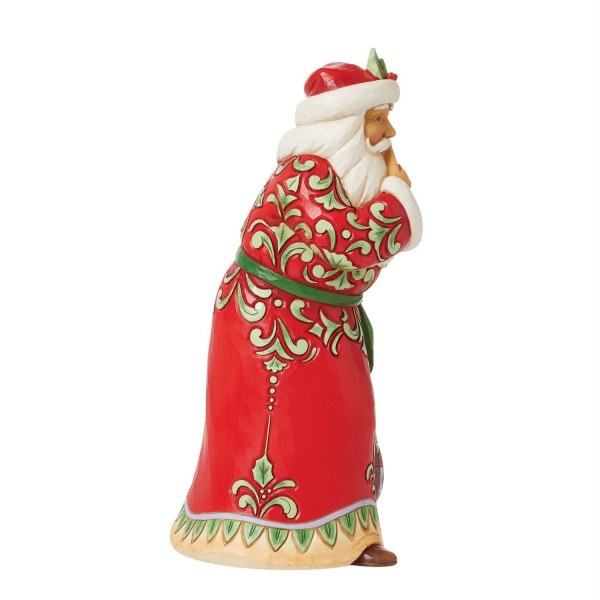 "Shush" Santa Figurine - JIM SHORE HEARTWOOD CREEK