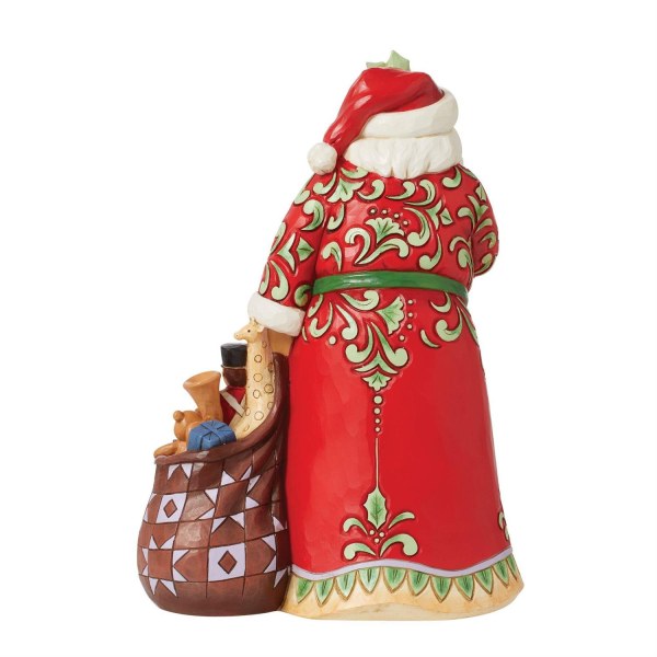 "Shush" Santa Figurine - JIM SHORE HEARTWOOD CREEK