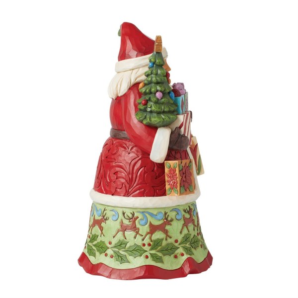 Santa with Gifts Bags Figurine - JIM SHORE HEARTWOOD CREEK