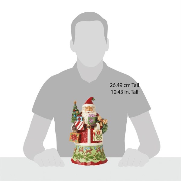Santa with Gifts Bags Figurine - JIM SHORE HEARTWOOD CREEK