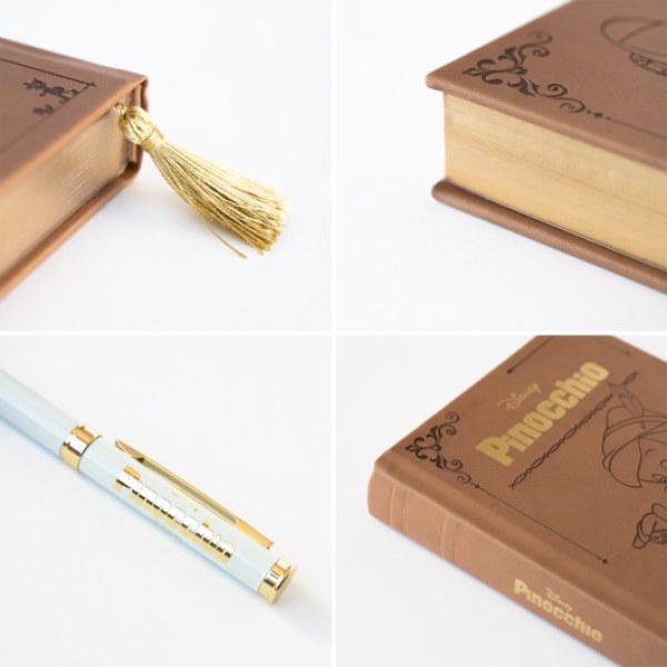 PREMIUM A5 NOTEBOOK SET WITH PEN - DISNEY PINOCCHIO
