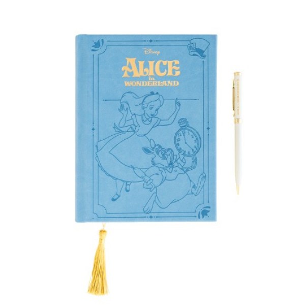 PREMIUM A5 NOTEBOOK SET WITH PEN - DISNEY ALICE IN WONDERLAND