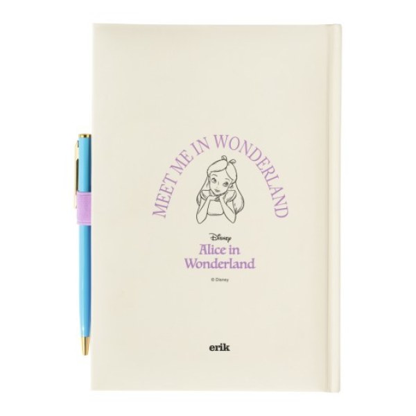PREMIUM A5 NOTEBOOK WITH PEN - DISNEY ALICE IN WONDERLAND
