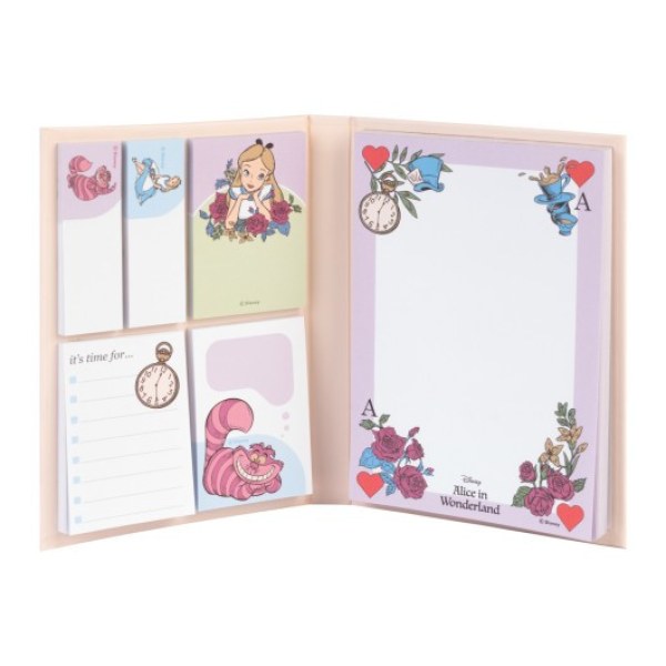 ADHESIVE NOTEBOOK - DISNEY ALICE IN WONDERLAND