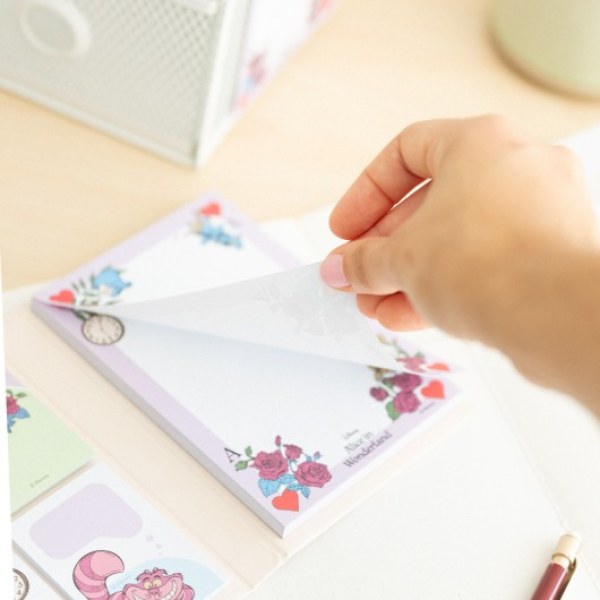 ADHESIVE NOTEBOOK - DISNEY ALICE IN WONDERLAND