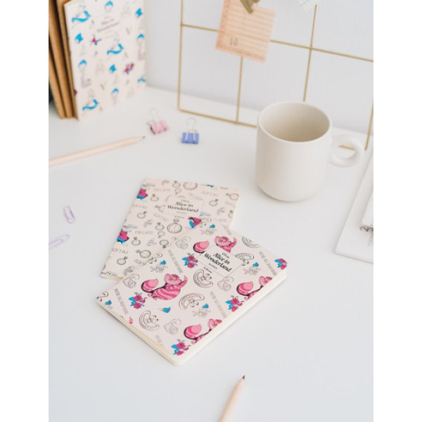 PACK 3 A6 NOTEBOOKS - DISNEY ALICE IN WONDERLAND