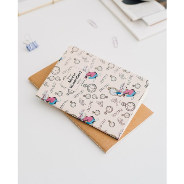 PACK 3 A6 NOTEBOOKS - DISNEY ALICE IN WONDERLAND