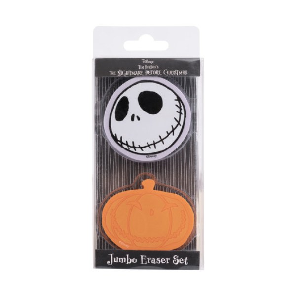 JUMBO ERASERS SET - DISNEY THE NIGHTMARE BEFORE CHRISTMAS