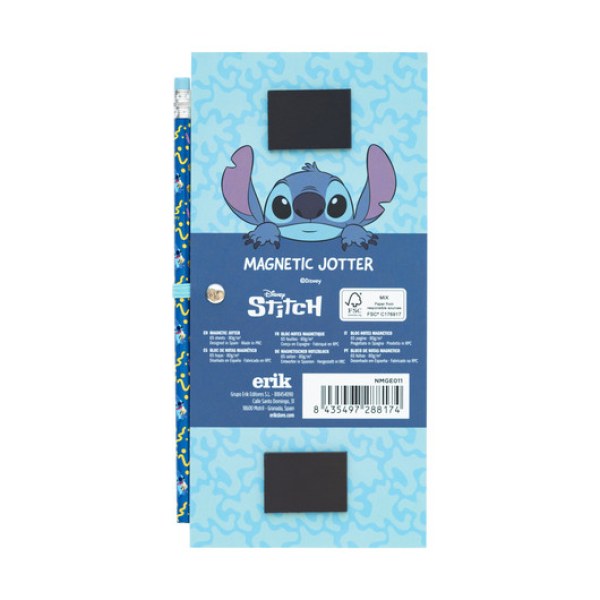 MAGNETIC NOTEPAD - DISNEY STITCH TROPICAL