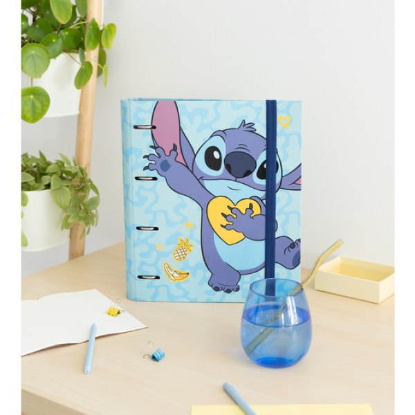PREMIUM 4-RING BINDER - DISNEY STITCH TROPICAL