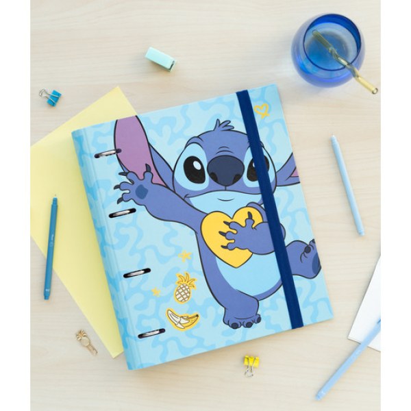PREMIUM 4-RING BINDER - DISNEY STITCH TROPICAL