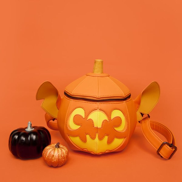 Stitch Pumpkin Head Figural Glow Crossbody Bag - DISNEY LOUNGEFLY