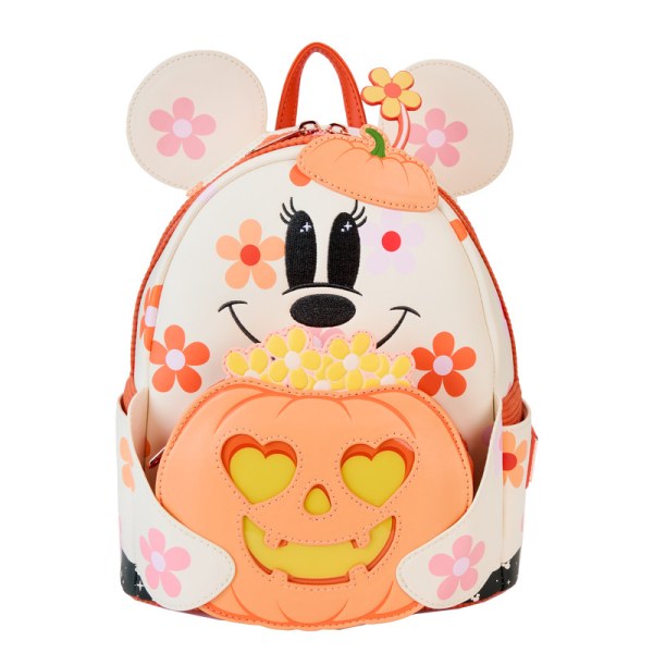 Minnie Floral Ghost Cosplay Light Up Glow Mini Backpack - DISNEY LOUNGEFLY