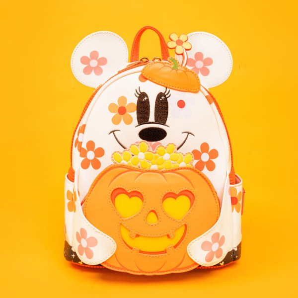 Minnie Floral Ghost Cosplay Light Up Glow Mini Backpack - DISNEY LOUNGEFLY
