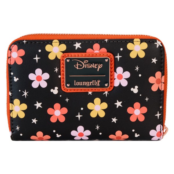 Mickey & Minnie Floral Ghost Glow Wallet - DISNEY LOUNGEFLY